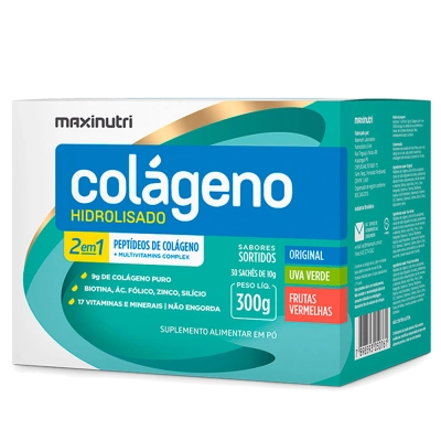 Colageno Hidrolisado Sabores Sortidos 30 Sachês