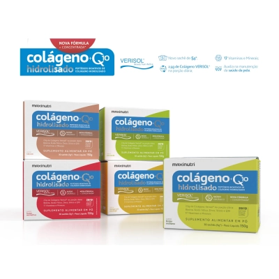 Colágeno Verisol Sachês Uva Verde com Coenzima Q10