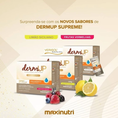 DermUp Supreme Verisol Sache Sabor Frutas Vermelhas
